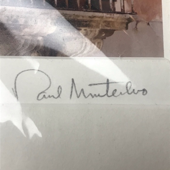 Set of 2 Paul Montecalvo Fine Art Matted Photo Prints 8x10 Villa Architecture - Picture 6 of 6